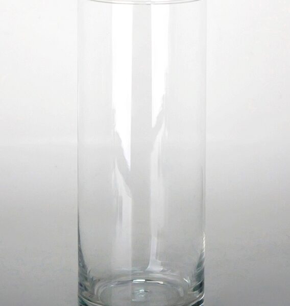 Cylinder Glass Vase 6x24"