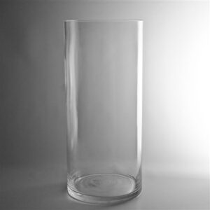 Cylinder Glass Vase 4x10"