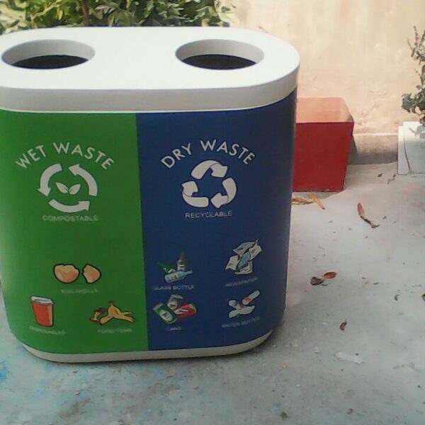FRP dustbin double